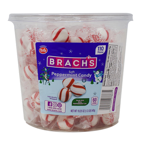 Brach's Soft Peppermint Candy 110CT - 1 Tub