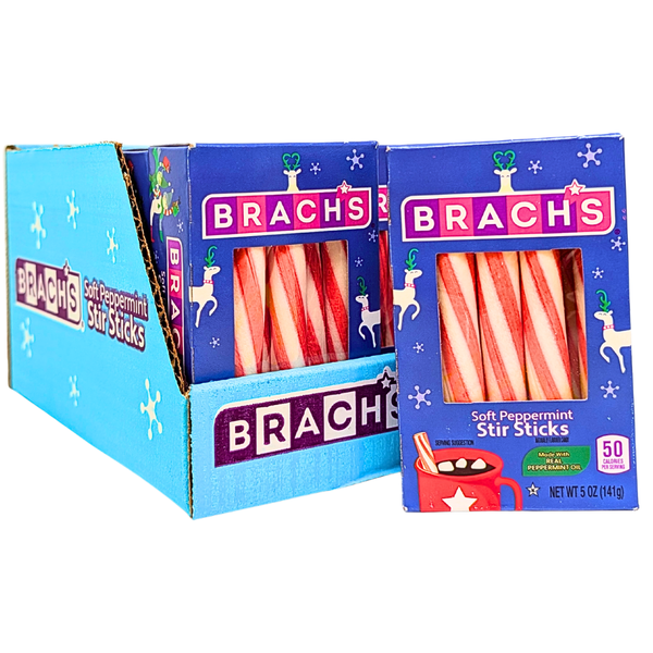 Brach's Soft Peppermint Stir Sticks - 24 Pack