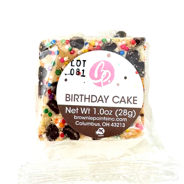 Brownie Points Birthday Cake - 12 Pack