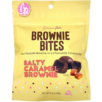 Brownie Points Salty Caramel Brownie Bites 3.5oz - 12 Pack