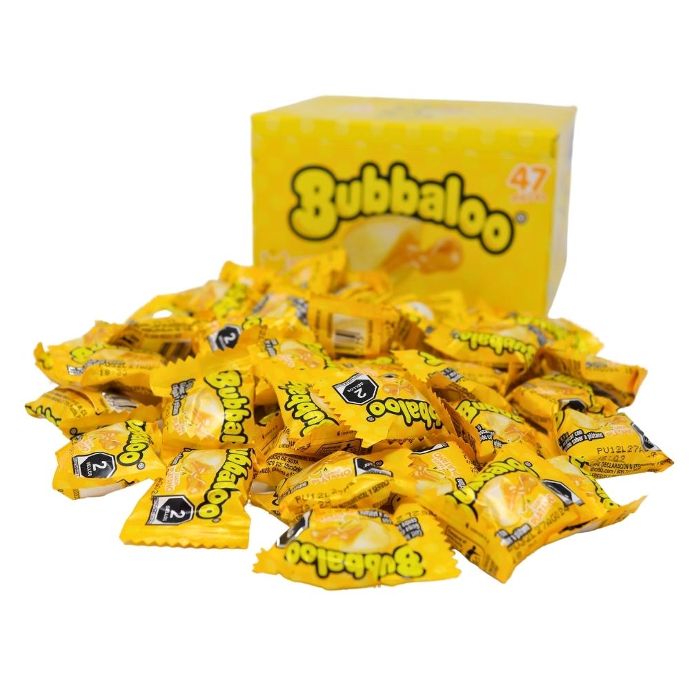 Bubbaloo Banana Liquid Filled Bubblegum 47ct (Mexico) - 1 Box