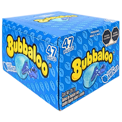 Bubbaloo Liquid Filled Bubblegum Mint - 47ct