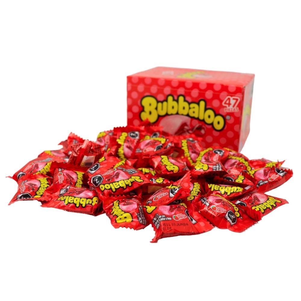 Bubbaloo Strawberry Liquid Filled Bubblegum 47ct (Mexico) - 1 Box