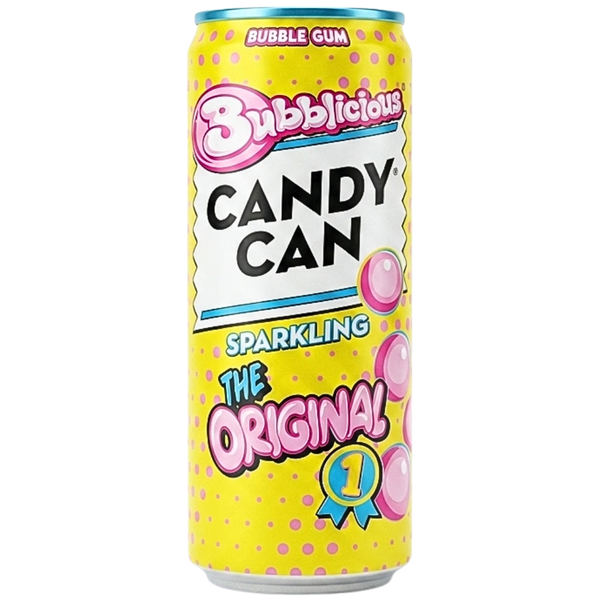 Bubblicious Candy Can Sparkling the Original 330mL - 12 Pack