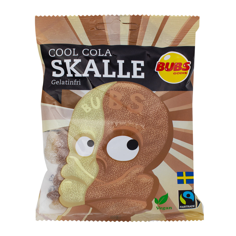 Bubs Cool Cola Skulls - 90g - (Sweden) 16 Pack