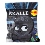 Bubs Candy - Salty Licorice Skulls (Sweden) - 90g - 16 Pack - Bubs Candy Canada