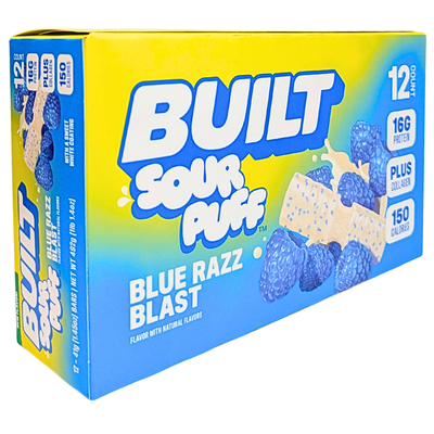 Built Sour Puff Blue Razz 41g - 12 Bar