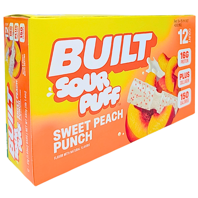 Built Sour Puff Sweet Peach 41g - 12 Bar