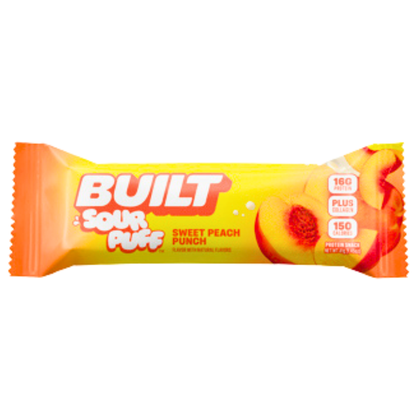Built Sour Puff Sweet Peach 41g - 12 Bar