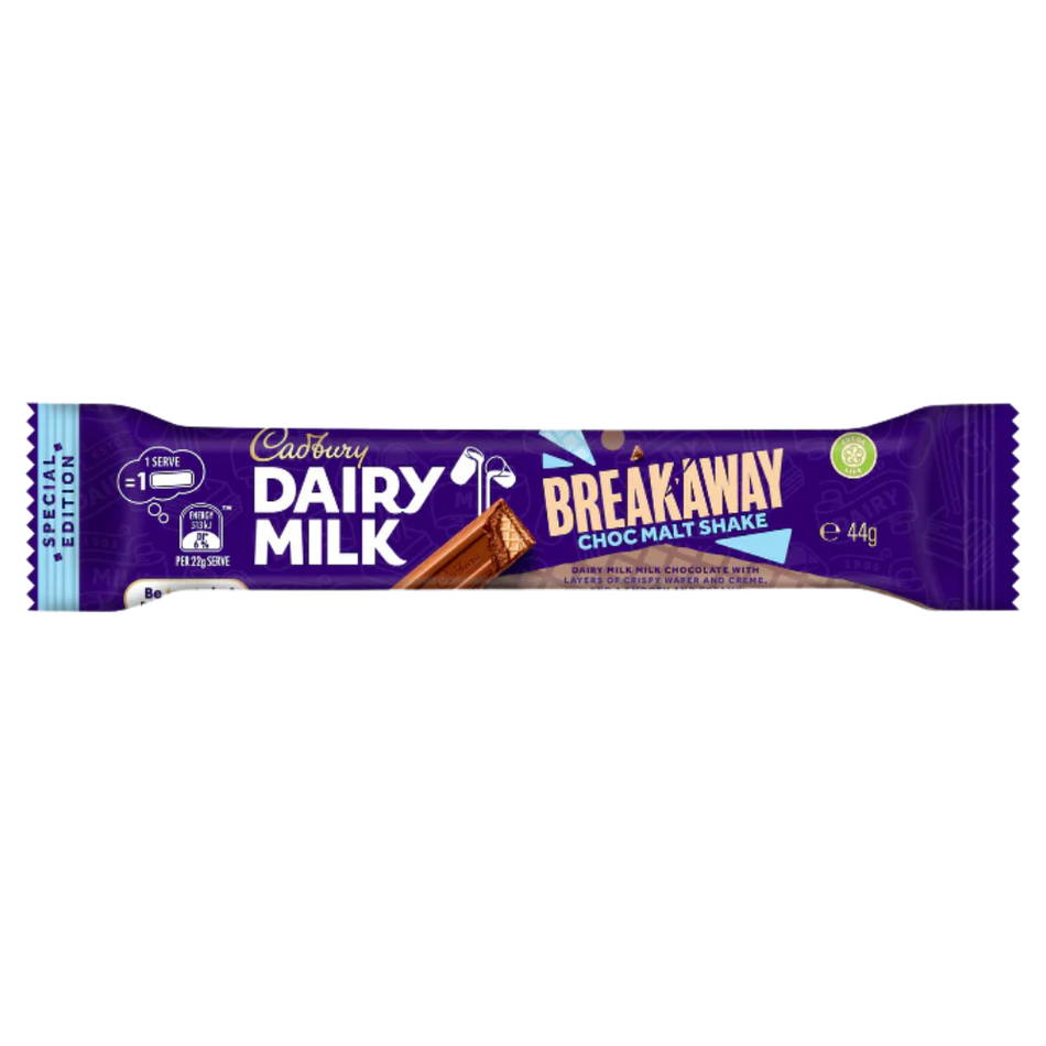 Cadbury Dairy Milk Breakaway Malt (Australia) 44g  - 42 Pack