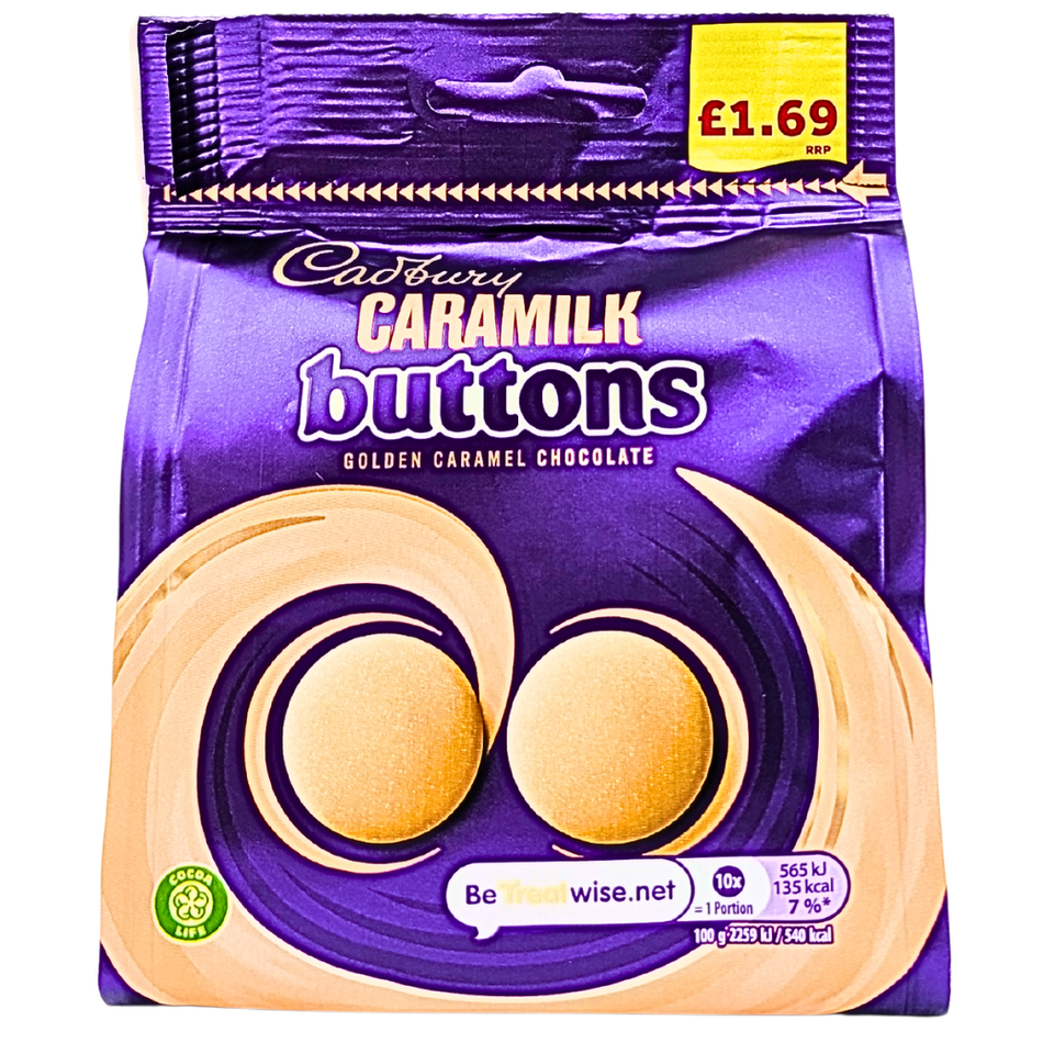 Cadbury Caramilk Buttons 85g (UK) - 10 Pack