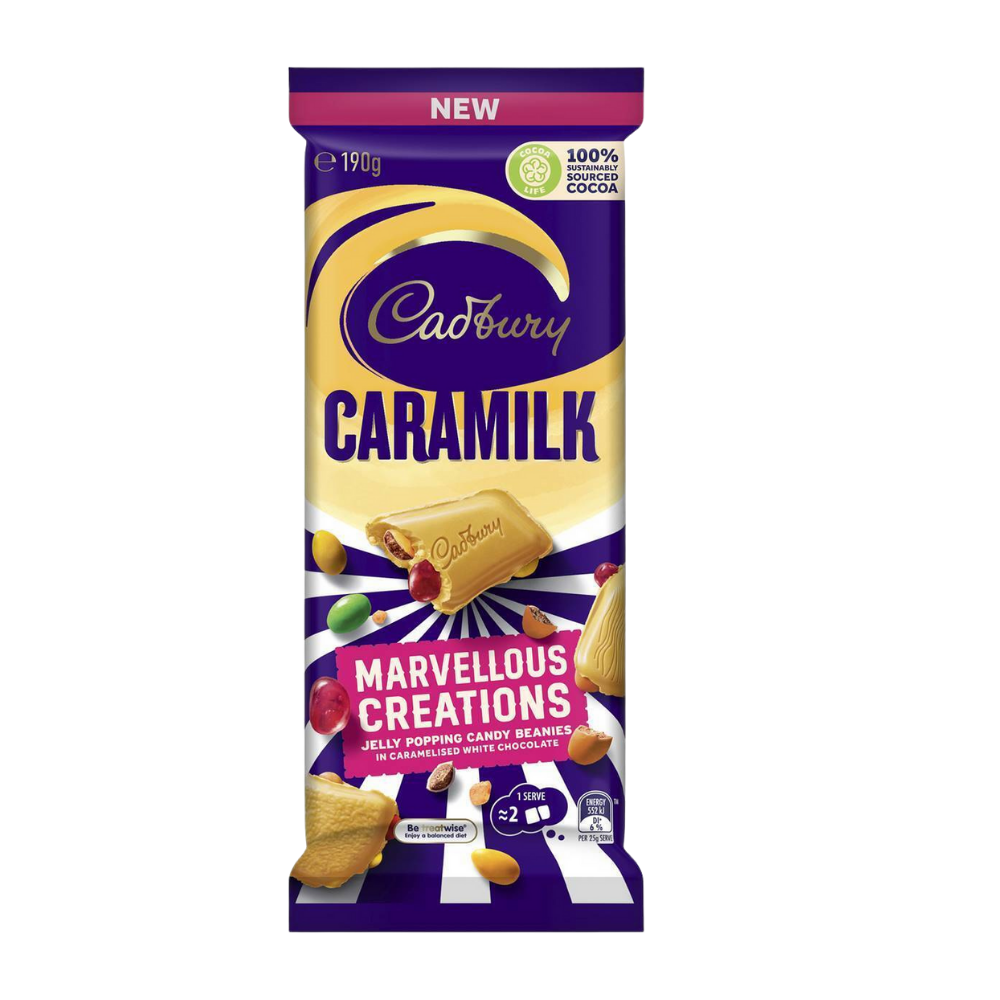 Cadbury Marvellous Creations Caramilk (Australia) 190g - 16 Pack