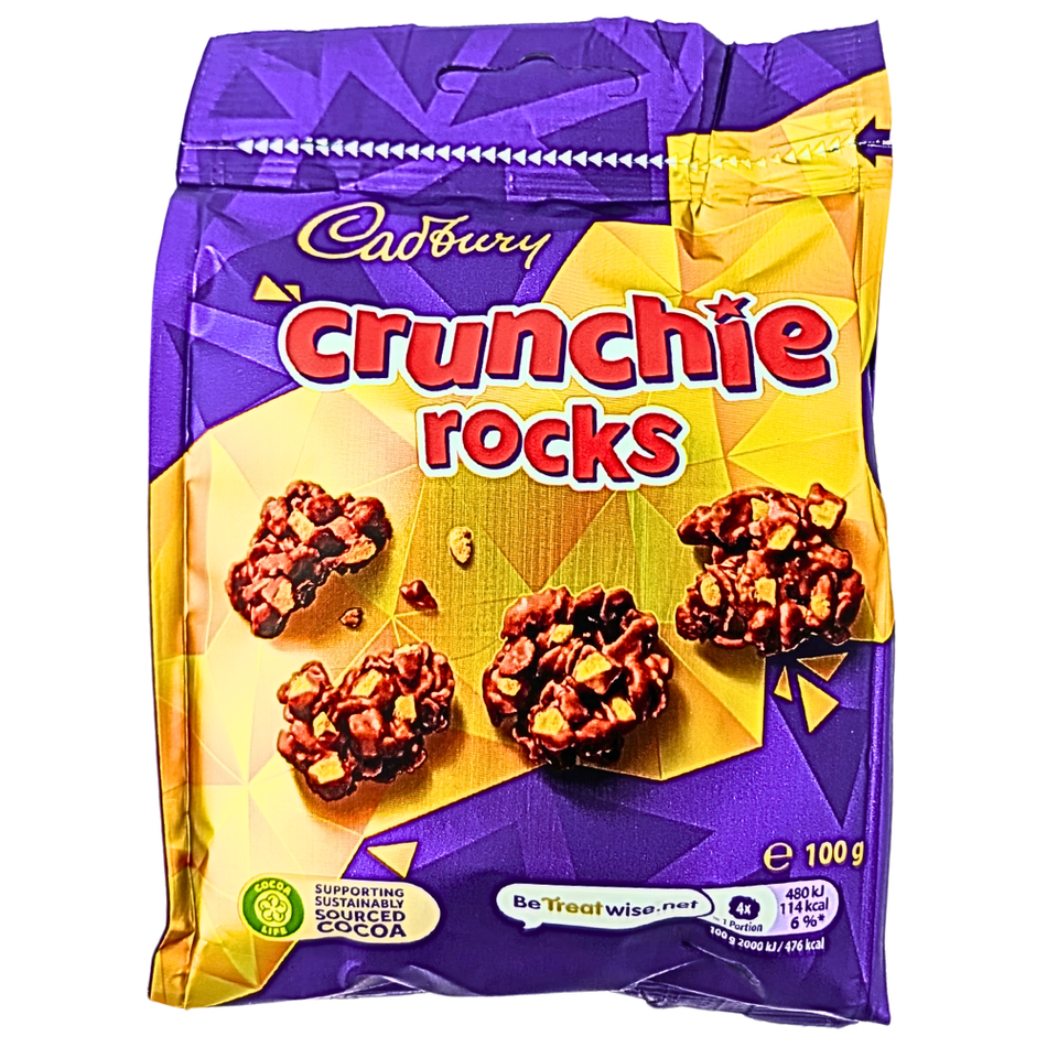 Cadbury Crunchie Rocks 100g (UK) - 10 Pack