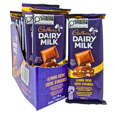 Cadbury Dairy Milk Almond Creme 105g - 12 Pack