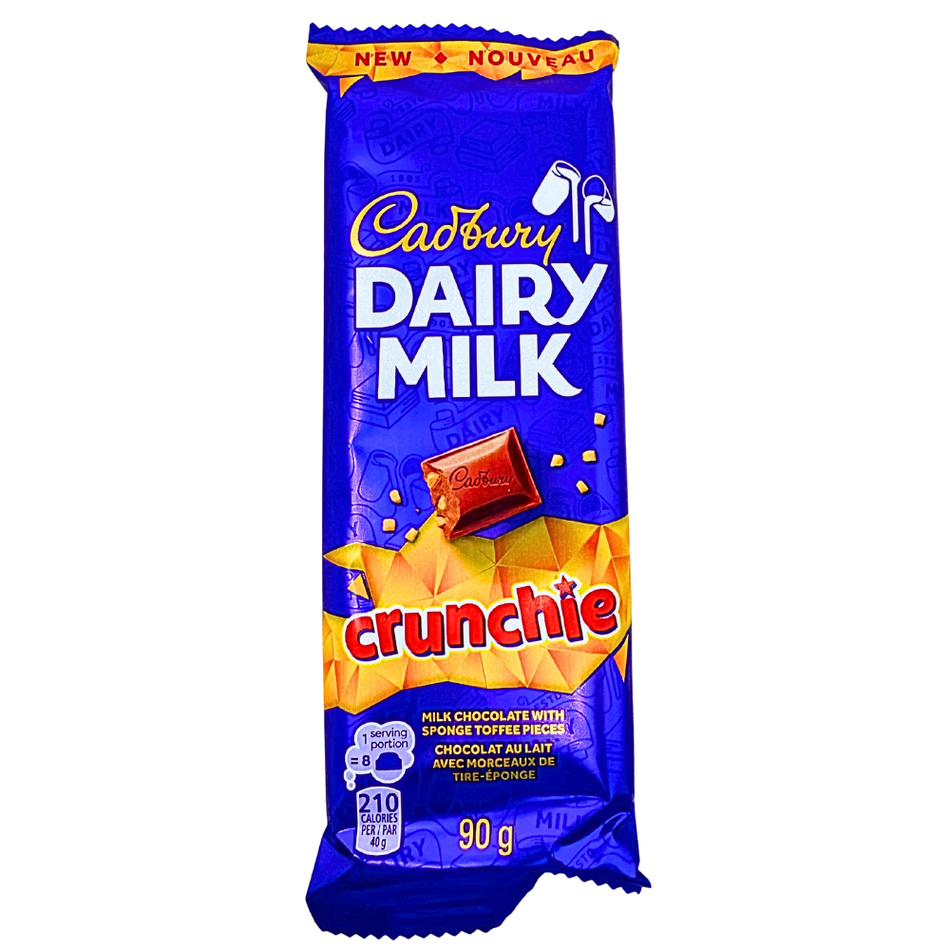 Cadbury Dairy Milk Crunchie 90g - 21 Pack