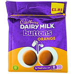 Cadbury Dairy Milk Giant Buttons Orange 85g (UK) - 10 Pack