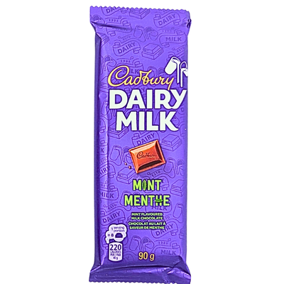 Cadbury Dairy Milk Mint Bars 90g - 21 Pack