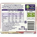 Cadbury Easter Creme Egg White 5PK 200g (UK) - 1 Pack