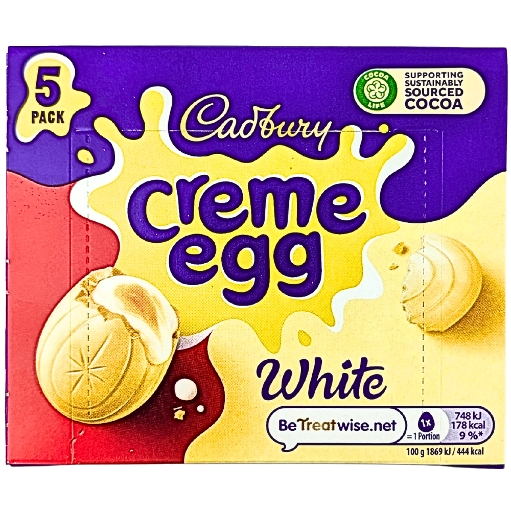 Cadbury Easter Creme Egg White 5PK 200g (UK) - 1 Pack