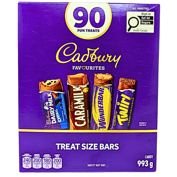 Cadbury Favourites Treat Size 90ct - 1 Box