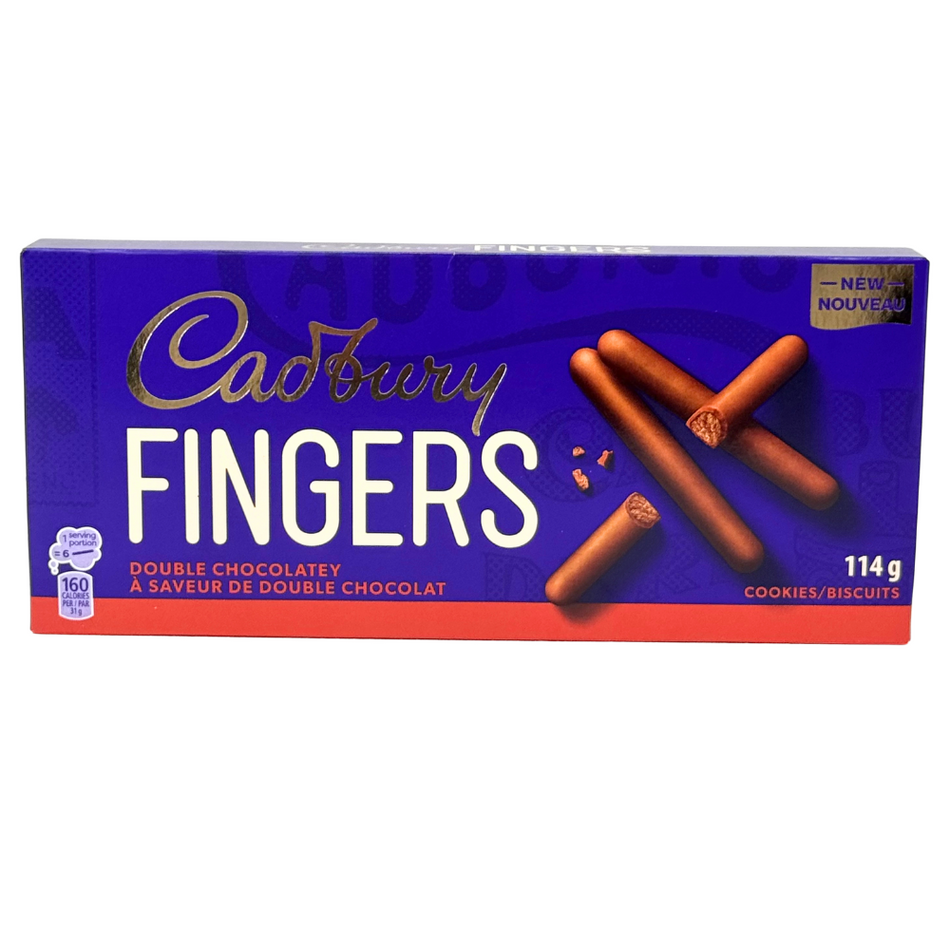 Cadbury Fingers Double Chocolate 114g - 12 Pack