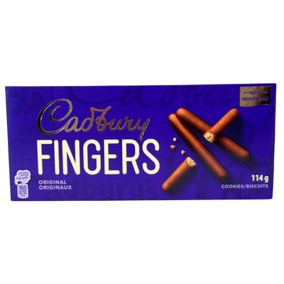 Cadbury Fingers Original Chocolate 114g - 12 Pack