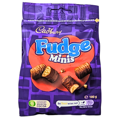 Cadbury Fudge Minis 100g (UK) - 10 Pack