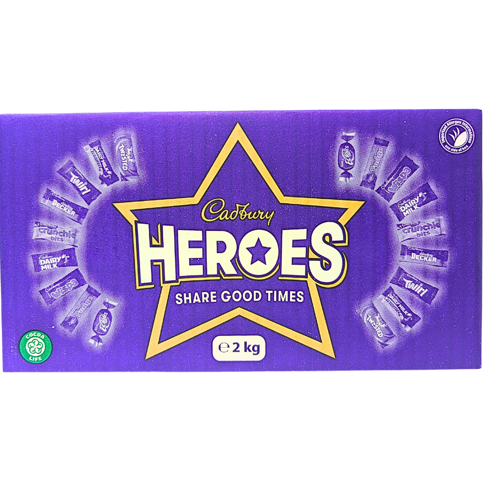 Cadbury Heroes Bulk Box 2kg (UK) - 1 Box