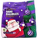 Cadbury Mini Baubles Tree Decorations 72g (UK) - 6 Pack
