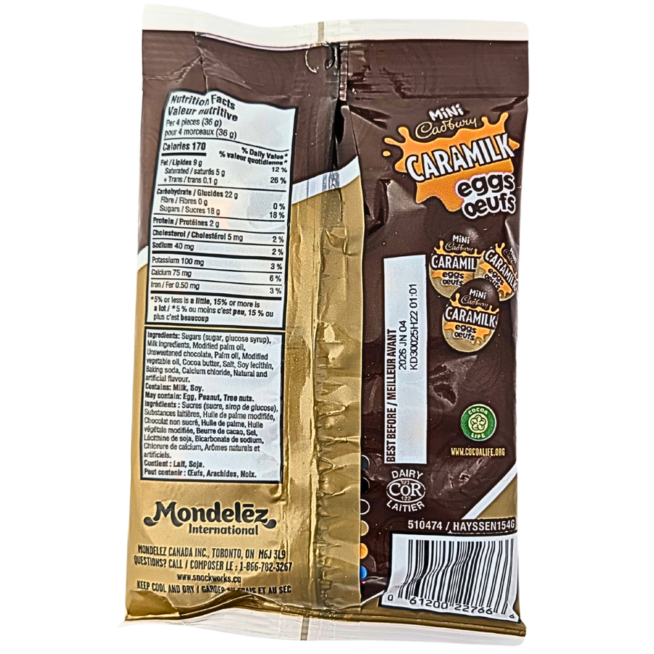 Cadbury Mini Caramilk Eggs 154g - 1 Bag