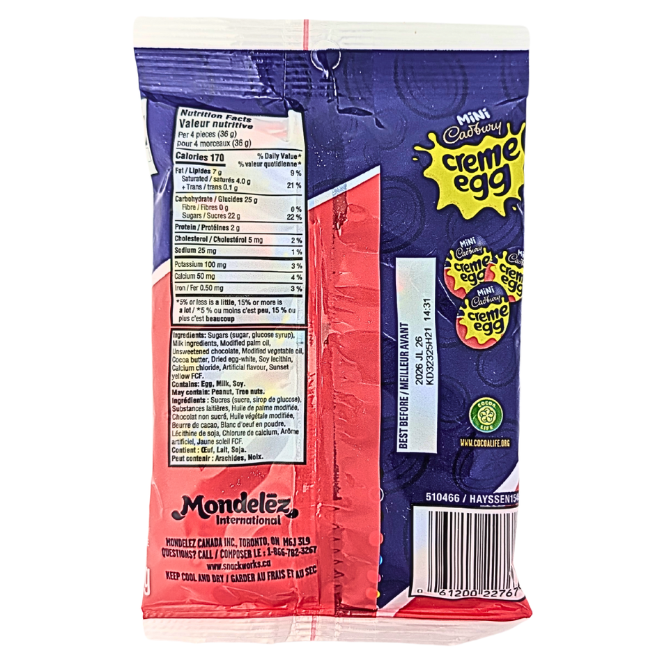 Cadbury Mini Creme Eggs 154g - 1 Bag