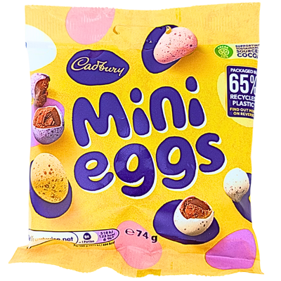 Cadbury Mini Eggs Peg bag 74g (UK) - 24 Pack