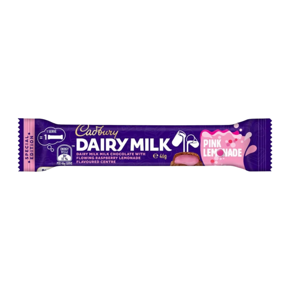 Cadbury Dairy Milk Pink Lemonade (Australia) 46g - 48 Pack