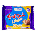 Cadbury Timeout Wafer Orange 6 pack 121.2g - 13 Pack
