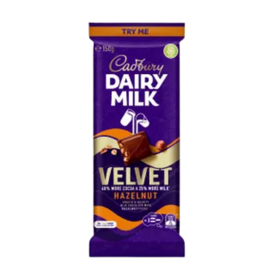 Cadbury Dairy Milk Velvet (Australia) 150g - 20 Pack