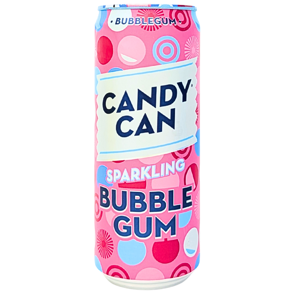 Candy Can Bubble Gum 330mL - 12 Pack