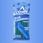Candy Fun Street Blue Raspberry Twists 3.17oz - 12 Pack