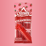 Candy Fun Street Strawberry Twists 3.17oz - 12 Pack