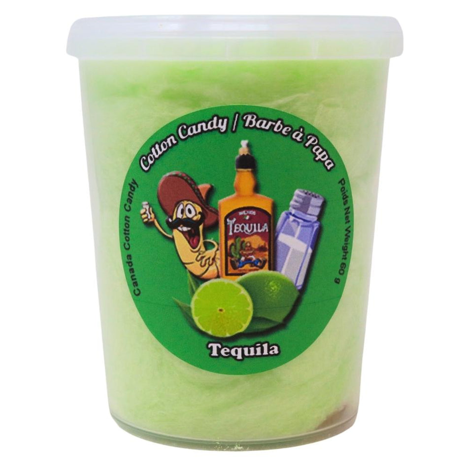 Cotton Candy Tequila 60g - 10 Pack - Cotton Candy - Candy Store - Tequila Cotton Candy