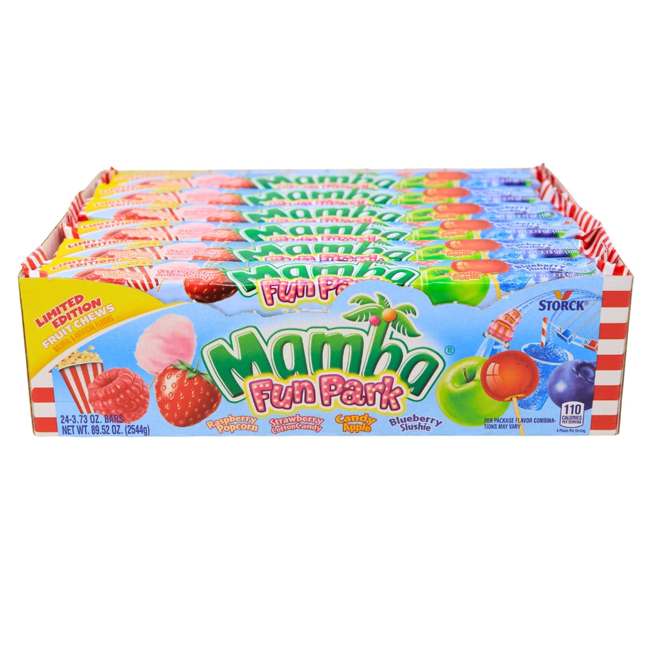 Mamba Limited Edition Fun Park 3.73oz - 24 Pack - Taffy Candy - Candy Store - Wholesale Candy - Mamba Candy