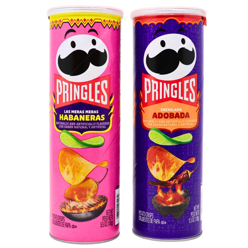 Pringles Enchilade Adobada & Pringles Las Meras Meras Habaneras- 6 Pack