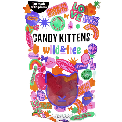 Candy Kittens Wild & Free 28g (UK) - 10 Pack