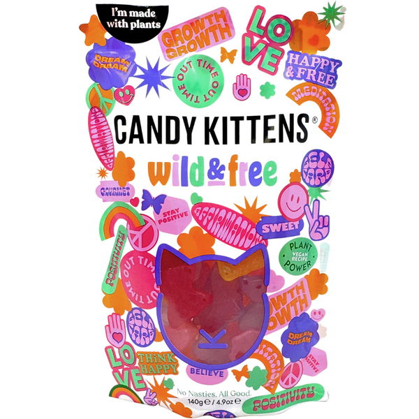 Candy Kittens Wild & Free 28g (UK) - 10 Pack