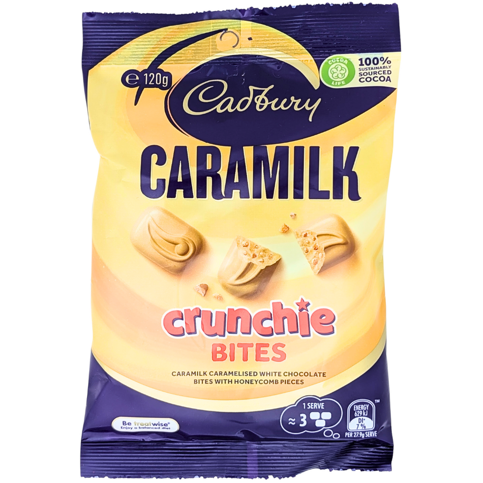 Caramilk Crunchie Bites 120g (Australia) - 14 Pack
