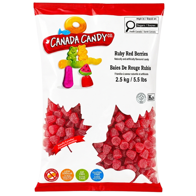 CCC Ruby Red Berries Gummy Candy 2.5kg - 1 Bag