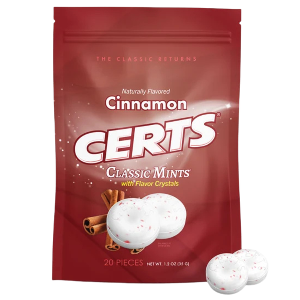 Certs Cinnamon Mints 34g - 12 Pack