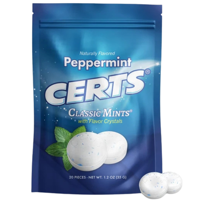 Certs Peppermint Mints 34g - 12 Pack