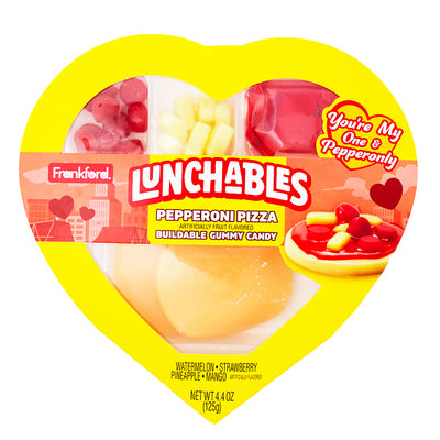 Kraft Lunchables Pizza Kit Heart Gift Box 4.4oz - 6 Pack - Lunchables - Candy Store - Valentines Day