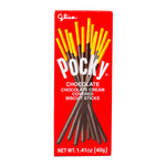 Glico Pocky Cream Coated Biscuit Sticks Chocolate 1.41oz - 10 Pack