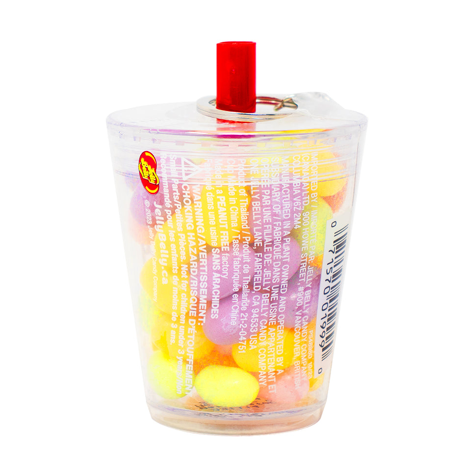 Jelly Belly Boba Milk Tea Cup Candy Keychain 65g - 12 Pack